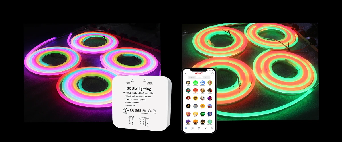 rgb neon light strip